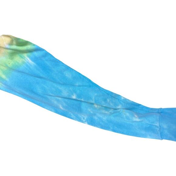 Vtg 90s Grateful Dead Liquid Blue Scarlet Fire Tie Dye Long Sleeve T-Shirt As Is - Picture 7 of 8